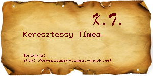 Keresztessy Tímea névjegykártya